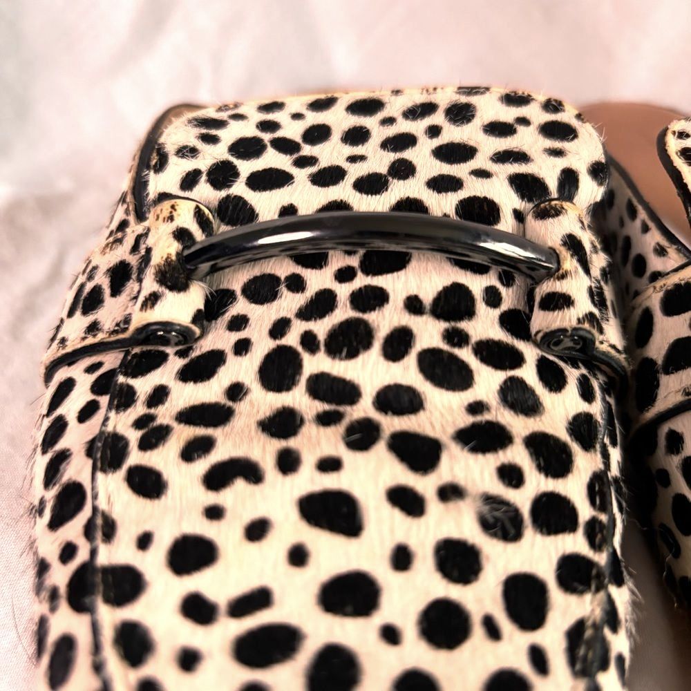 Linea Paolo Leopard Print Slip-On Shoes | Size 7 (US)- Genuine Calf Hair Loafer - Picture 10 of 11